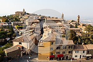 Aerial View of Montalcino