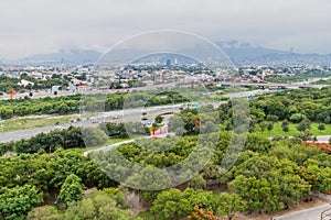 Aerial view of Monterrey, Mexi