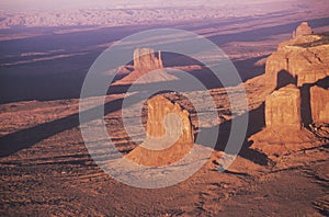 Aerial View of Monument Valley