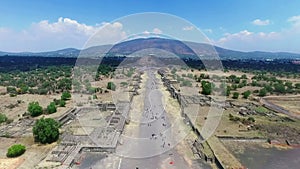 Aerial view of the Moon pyramid (TAKE 2)