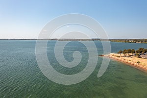 Aerial view of Moreton Bay