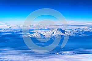 Aerial view of Mount Ararat