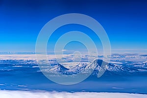 Aerial view of Mount Ararat