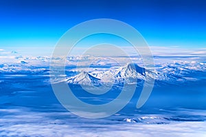 Aerial view of Mount Ararat photo