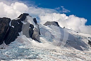 Aerial view Mount Cook - New Zealand