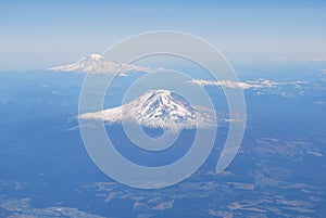 Aerial view of mountains