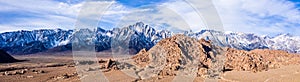 Aerial View of Mt Whitney Lone Pine, CA Eastern Sierra Nevada Alabama Hills