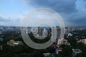 Aerial View Of  Mumbai City