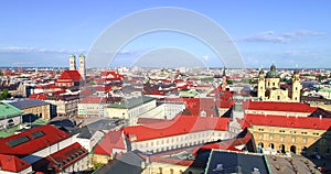 Aerial view of Munich Germany