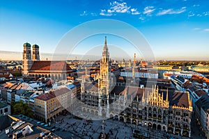 Aerial view of Munich, Germany