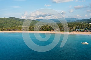 Aerial View of Nacpan Beach