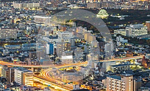 Aerial view of Nagoya