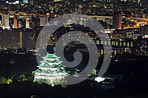 Aerial view Nagoya Castle