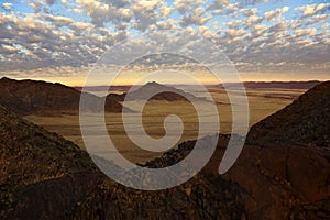 Aerial view - Namib-Nauklft Desert - Namibia