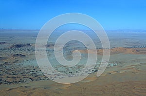 Aerial view of Namib-Naukluft