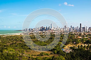 Aerial View of Natal City in Brazil