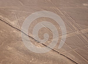 Aerial view of the Nazca Lines - spider