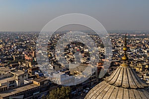 Aerial view of New Delhi, India