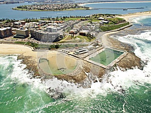 Aerial View Of The Newcastle Coastline