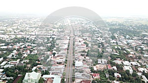 Aerial view of Ngai Giao Town