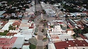 Aerial view of Ngai Giao Town