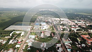 Aerial view of Ngai Giao Town