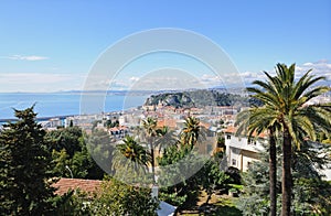 Aerial view of Nice, France