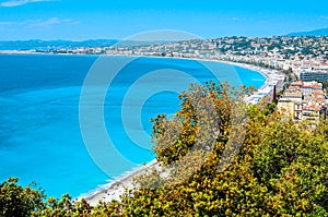 Aerial view of Nice, France photo