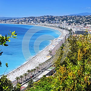 Aerial view of Nice, France