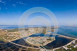 Aerial view of nin island