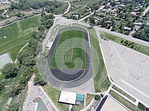 Aerial View of Niwot High School Sports Fields