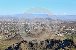 Aerial view of North Phoenix, Arizona