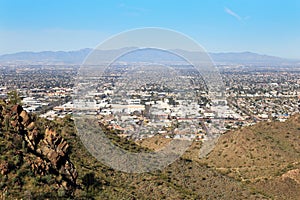 Aerial view of North-West Phoenix Valley, Arizona