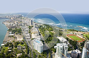 Aerial view of Northeast Puerto Rico photo