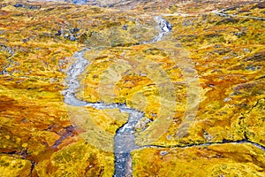 Aerial view in Norway