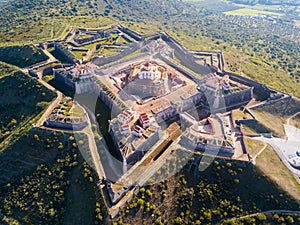 Aerial view of Nossa Senhora da Graca Fort, Elvas photo