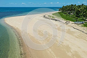 Aerial view of Nosy Faly island,The holy island,near Nosy be Madagascar