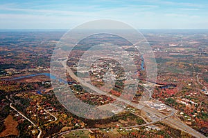Aerial view of Nova Scotia