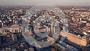 Aerial view of Novi Sad