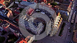 Aerial View of Novi Sad City With Tall Buildings