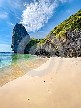 Vista aerea da Spiaggia isola, tailandia 