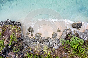 Aerial view of Nusa Dua beach photo