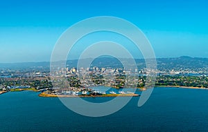 Aerial view of Oakland, CA photo