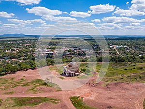 Aerial view from the observation deck at Cerro Pero in Paraguay. photo