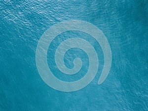 Aerial view of the ocean surface