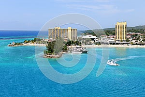 Aerial View of Ocho Rios Jamaica