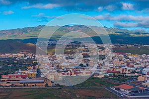 Aerial view of Ojos de Garza at Gran Canaria, Spain photo