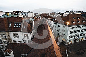 Aerial view of Old Town Hall Bratislava