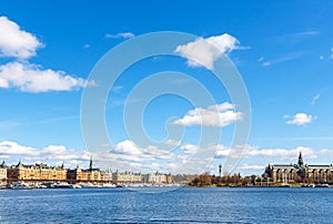 Aerial panorama of Stockholm, Sweden photo