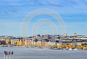 Aerial panorama of Stockholm, Sweden photo